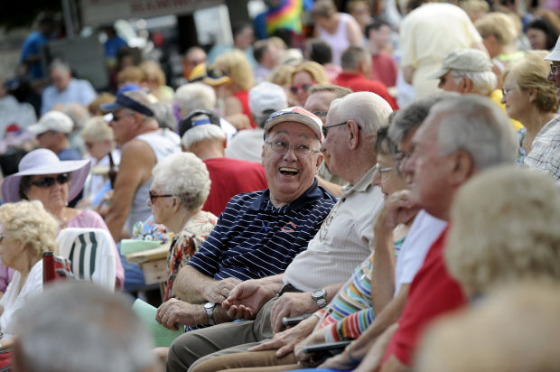 People enjoy the Festival of the Lakes Polka Party at the Hammond Marina in Hammond, Ind. Sunday July 20, 2014.
Stephanie Dowell, The Times
